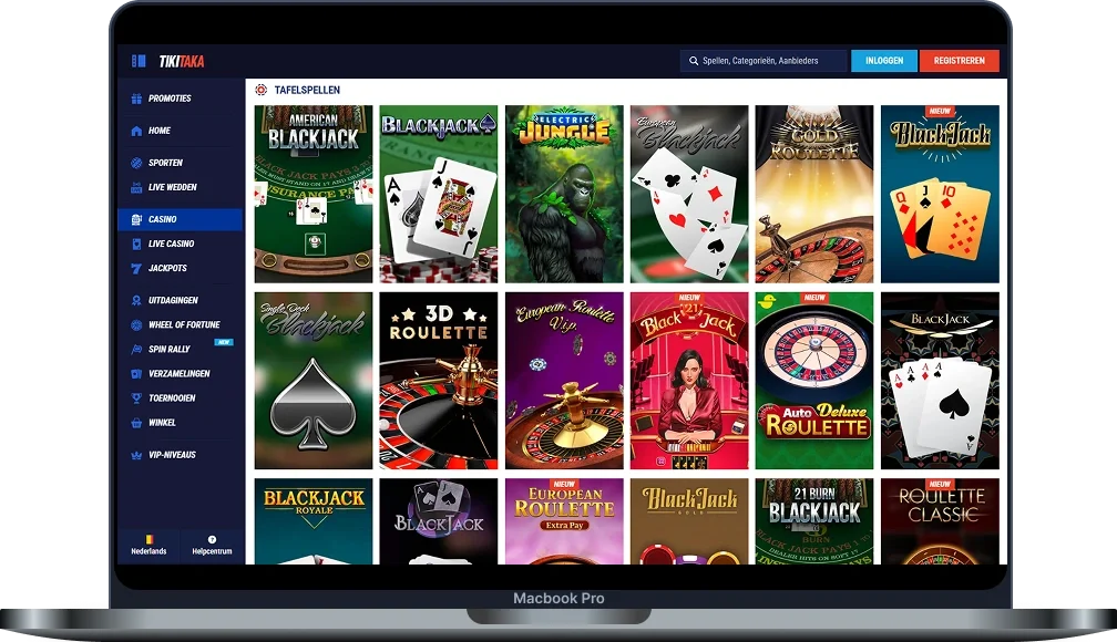 Tikitaka Casino Tafelspellen