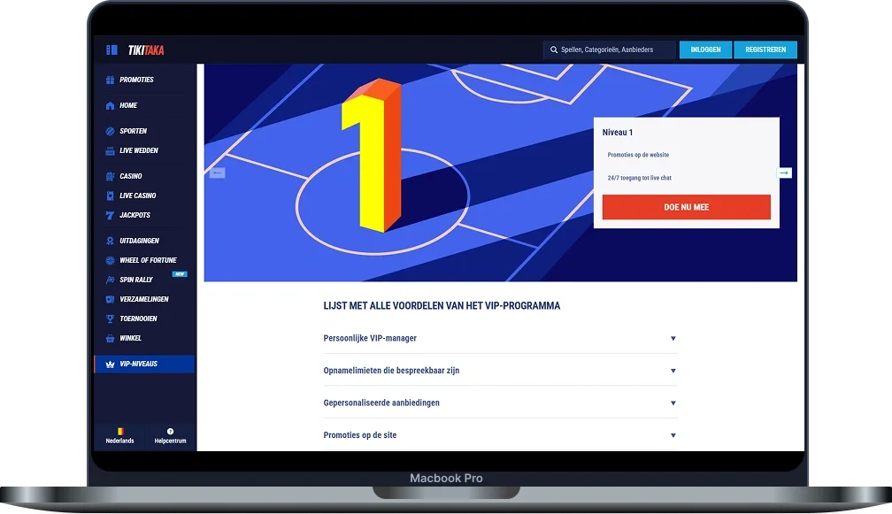 Tikitaka Casino VIP-Programma